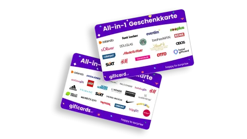 All-in-1 Geschenkkarte